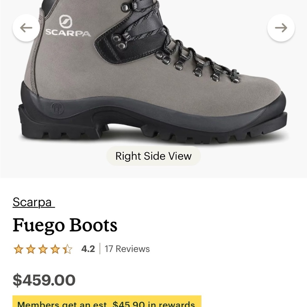 Scarpa Fuego Boots - 42.5
